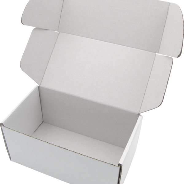 Samosklopiva kutija Lux beli karton (sjajni) FEFCO 427
